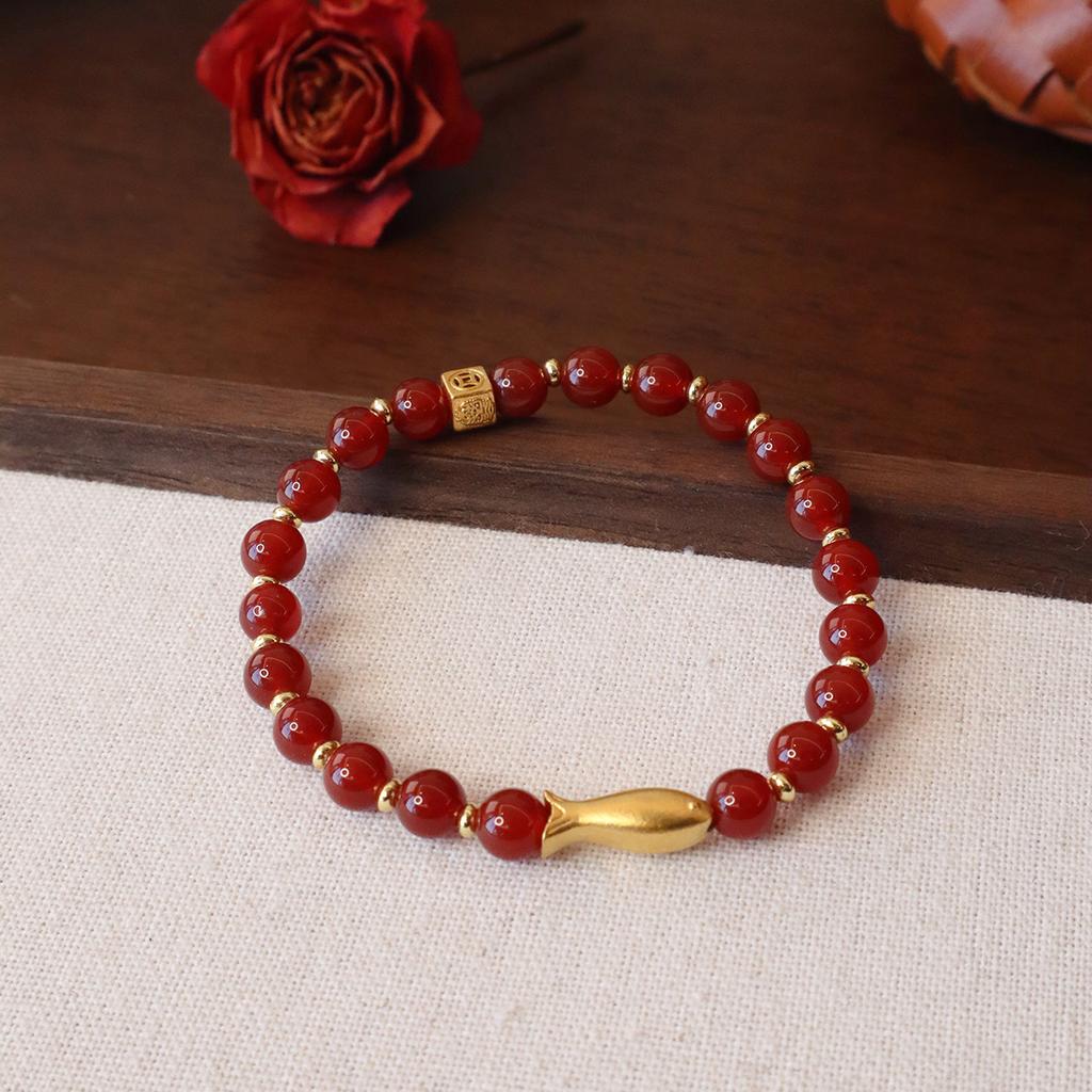 Natural Agate Bracelet. Fashion Women Daily Jewelry Lucky Gift