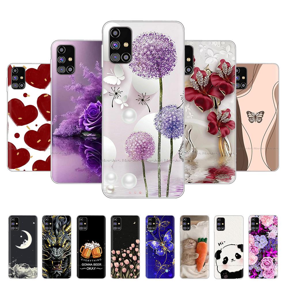 For Samsung Galaxy M31S Case SM-M317F M 31s Clear Shockproof Soft Silicone Protect Phone Case For Samsung M31s M317 Bumper Funda