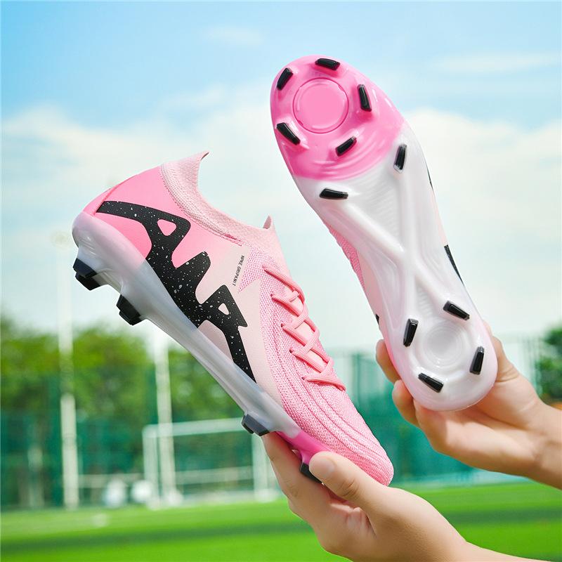 New Professional Football Shoes Anti-Skid Competition Training Sports Shoes Youth Spikes Ag Outdoor Football Shoes