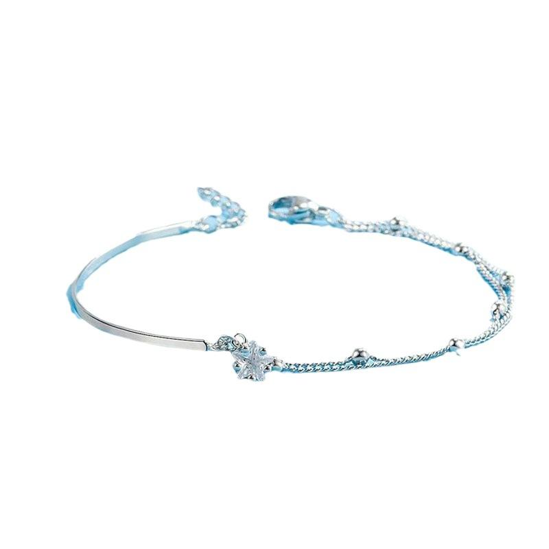 Pentagram Bracelet Girls Light Luxury Niche Double-layer Bracelet High-end Explosion Valentine's Day Gift Starry Sky