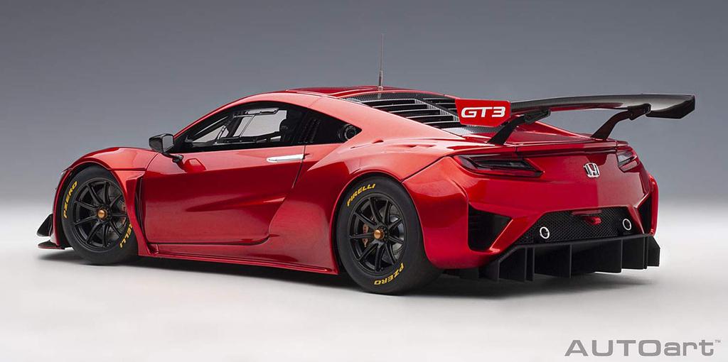 AUTOart Scale Honda NSX GT3 2018 Hyper Red Finished Model 81895 1/18