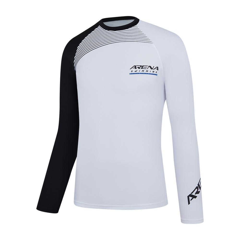 Alena Men'S Impact Leisure Rash Guard A4Bm1Rr02Wht