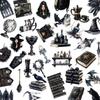 50 Pieces of Retro Dark Magic Witch PET Stickers, Transparent Waterproof Notebook Material Creative Stickers