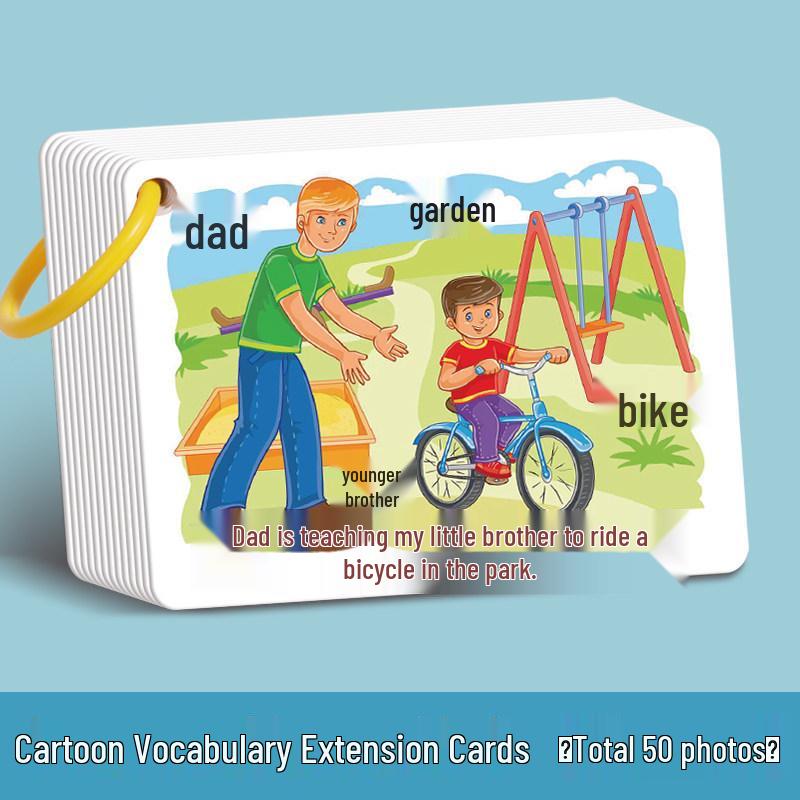 Kids Picture Guessing Idiom Game Cards - Fun Educational Toy for Primary Students
