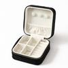 2 Layer Design Velvet Jewelry Box Soft Velvet Travel Jewelry Organizer Elegant Compact Portable Storage Case Travel Use