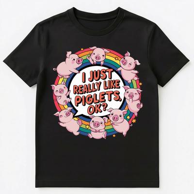 Mi Piacciono Molto i Maialini Ok T-Shirt Unisex