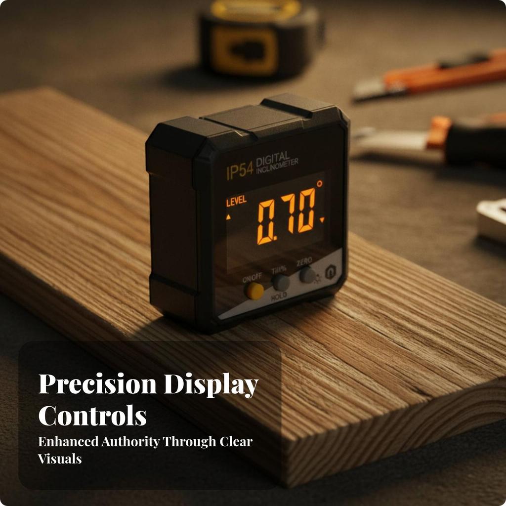 Digital Inclinometer Accurate Bevel Box Exact for Woodworking, Machinery Setup