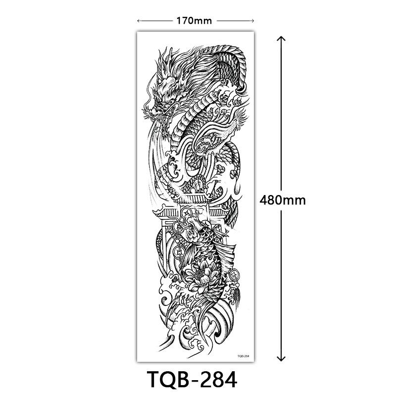 Full Arm Tattoo Sticker, Full Arm Big Picture Tattoo Sticker, Flower Arm Tattoo Sticker Tattoo
