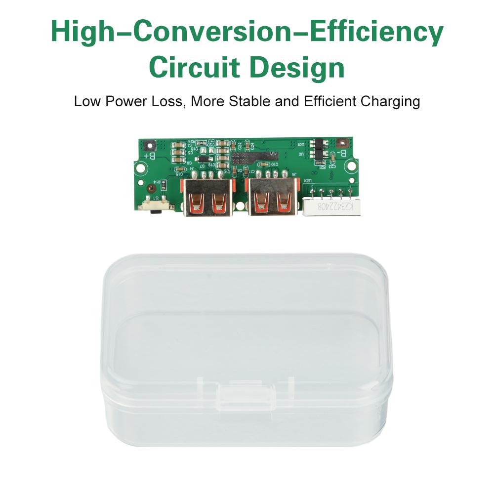 22.5W Fast Charging Module for DIY Power Bank PD QC VOOC 3.7V Lithium Battery Charger Board Circuit Protection with LED Display