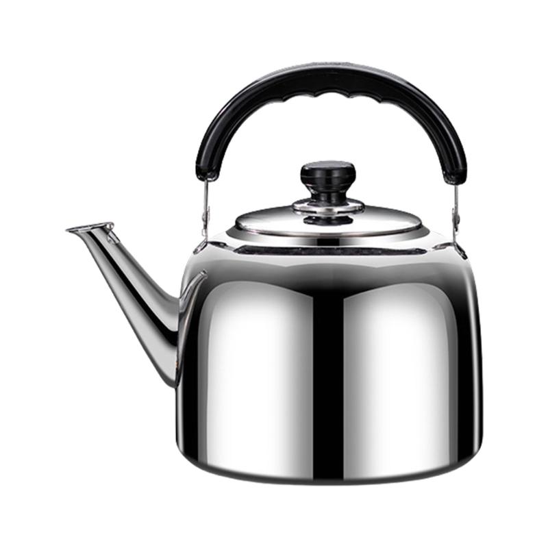 

Stovetop Teas Kettle with Large Whistling High Temperatures Resistant Stainless Steel Teapot Stove Top Water Boiler