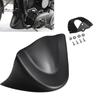 Color: Black Plastic Lower Chin Deflector Fairing Protector for Harley Davidson