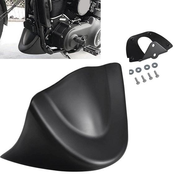 Color: Black Plastic Lower Chin Deflector Fairing Protector for Harley Davidson