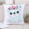 Cute Dog Panda Throw Pillow Covers Decorative Sofa Cushions Children's Cushion Cover Pillowcase for Living Room Couch Pillows
