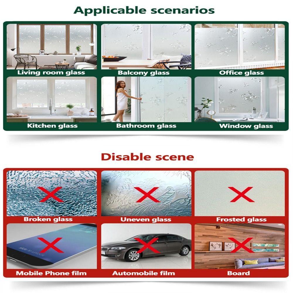 Morning Glory Anti-ultraviolet Sun Protection Glass Film Window Decals Window Stickers Glass Film