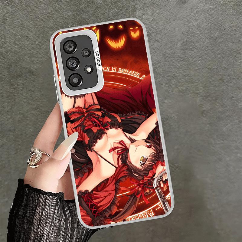 Date A Live Tokisaki Kurumi Shockproof Phone Case for Samsung A17 A16 A15 A14 A37 A57 A36 A56 A26 A35 A55 A25 A34 A54 A24 A13 A2