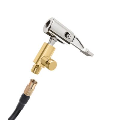 Aufblasbare Pumpe Anschlussventiladapter Luftfutter Kompressor Reifenfutter für Schlauchreparatur für Auto Motorrad Fahrradreifen Autozubehör
