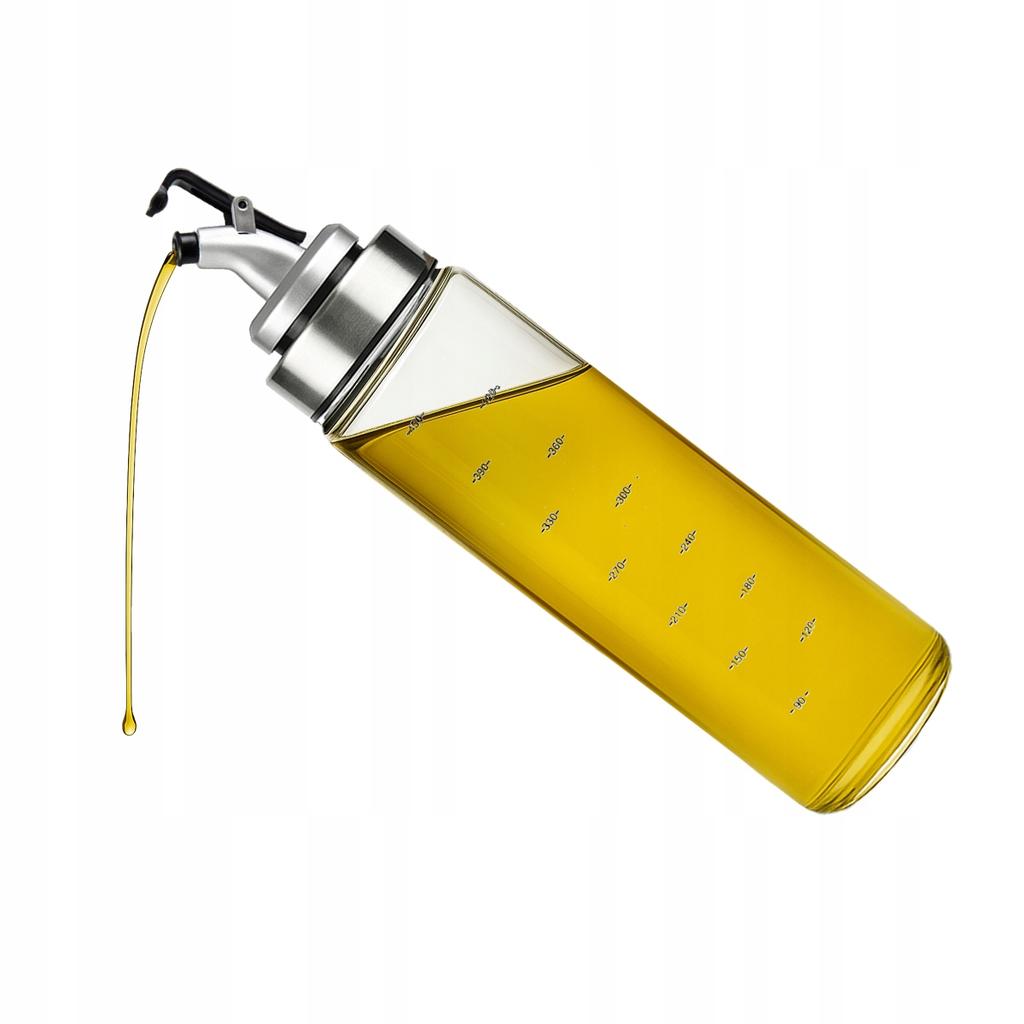 Glass Dispenser 500 ml with Scale for Oil, Sauces, Vinegar, Spices