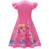 26249 Girls Steal a Brainrot 67 Printed Ruffle Casual Dress