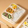 Sai Zhuo 4-Compartment Corn Starch Disposable Bento Boxes