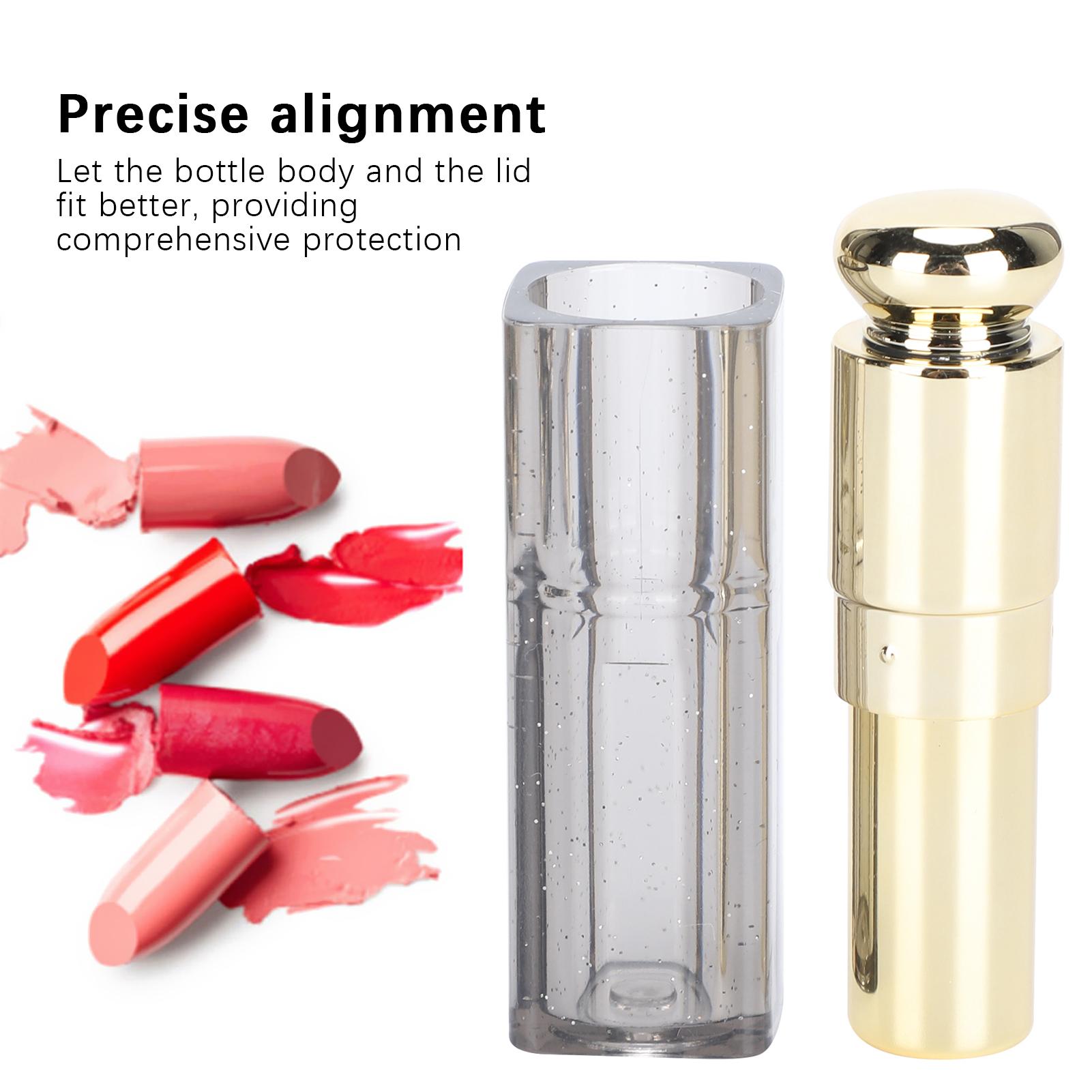 Tube Vide de Rouge à Lèvres   Contenant Rechargeable pour Baume à Lèvres Emballage Outil Cosmétique ABS Bouteille