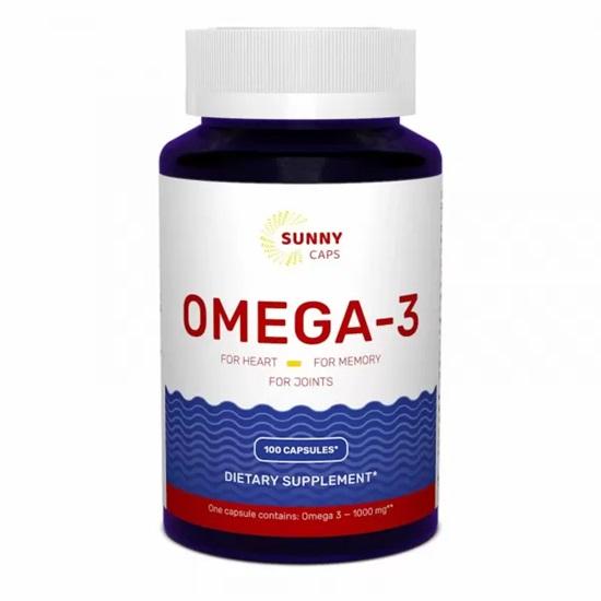 

Sunny Caps - Omega-3 Activ Powerfull, 1000 mg, 100 softgels capsules