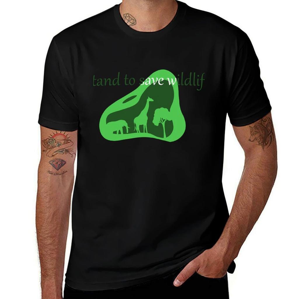World Wildlife Day Design TShirt Casual Fashion Print Tee Top