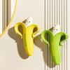 Scraper Knife Banana Shape Wall-Mounted Floor Drain Hair Remover Strong Clamping Hair Removal Scraper Knife Hair Cleaning Tool