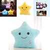 Luminous Glowing Led Colorful Stars Cushion Plush Toy Pillow For Kids' Rooms