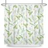 Tenda Doccia Minimalista Impermeabile Tenda da Bagno Per Decorazioni Bagno Design Floreale Foglia Acquerello Poliestere Con Ganci