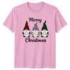 Merry Christmas Gnomes Plaid Holidays Unisexs Unisexs Graphic Tee
