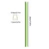 High Borosilicate Reusable Drinking Straw Eco Friendly Glass Straw for Bubble Tea Smoothies Bar Accessories Straw with Brush