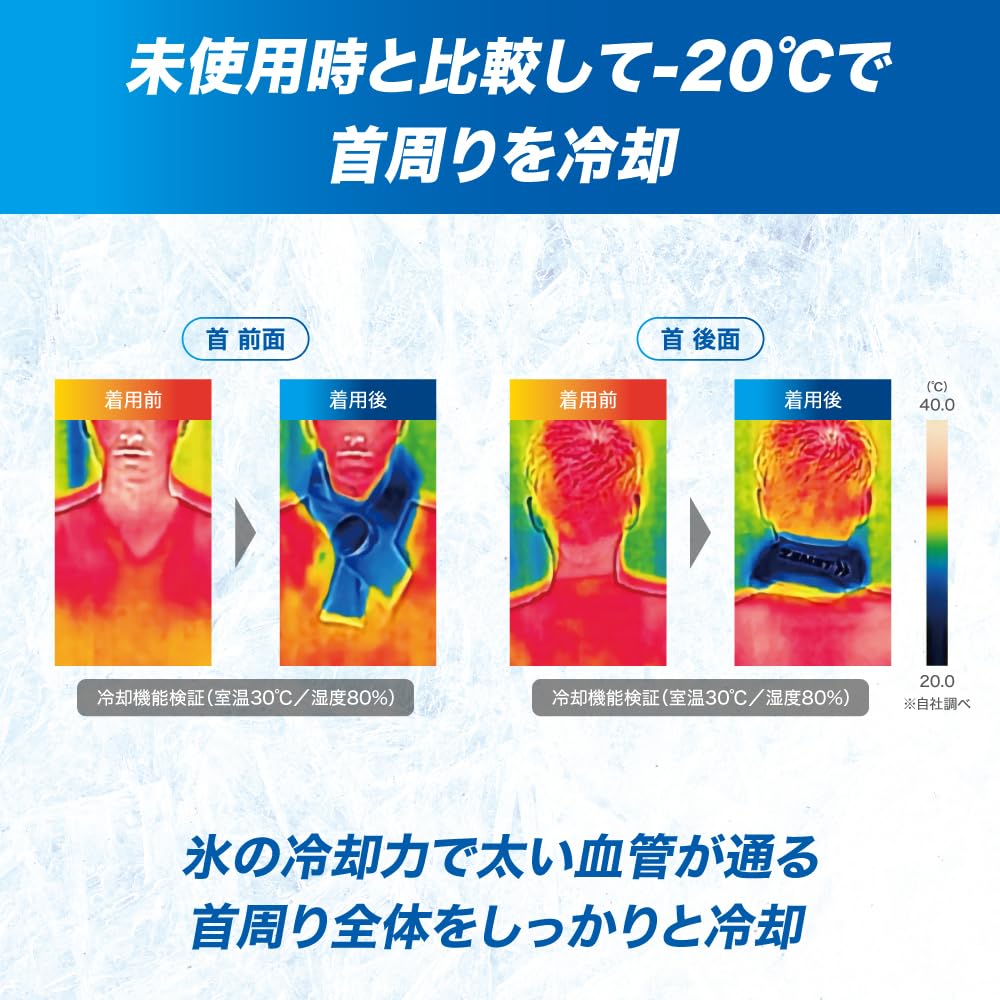 ZAMST Neck Ice Bag, Cools Neck, Heat Relief, Golf, Tennis, and Everyday Life, One Size Fits All, 387000
