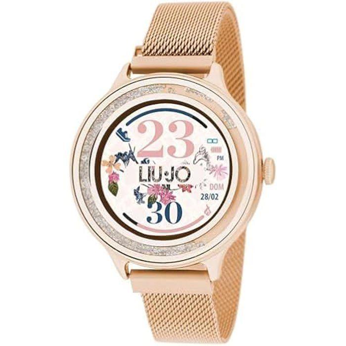 Montre Connectée Femme - Liu Jo - SWLJ050 - Acier Inoxydable Doré - Écran IPS 1,4" - Résistance IP68