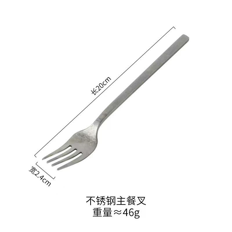 Retro 430 knife and fork stainless steel tableware knife, fork and spoon western stainless steel tableware