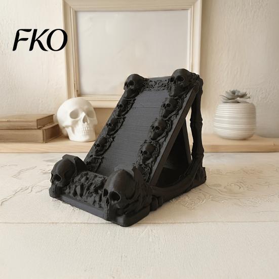 Universal Phone Stand 3D Printed Skeleton Mobile Holder, Stand, Decorative for Large Screens Support, Creative Skulls Holder All Models Energy Shape
