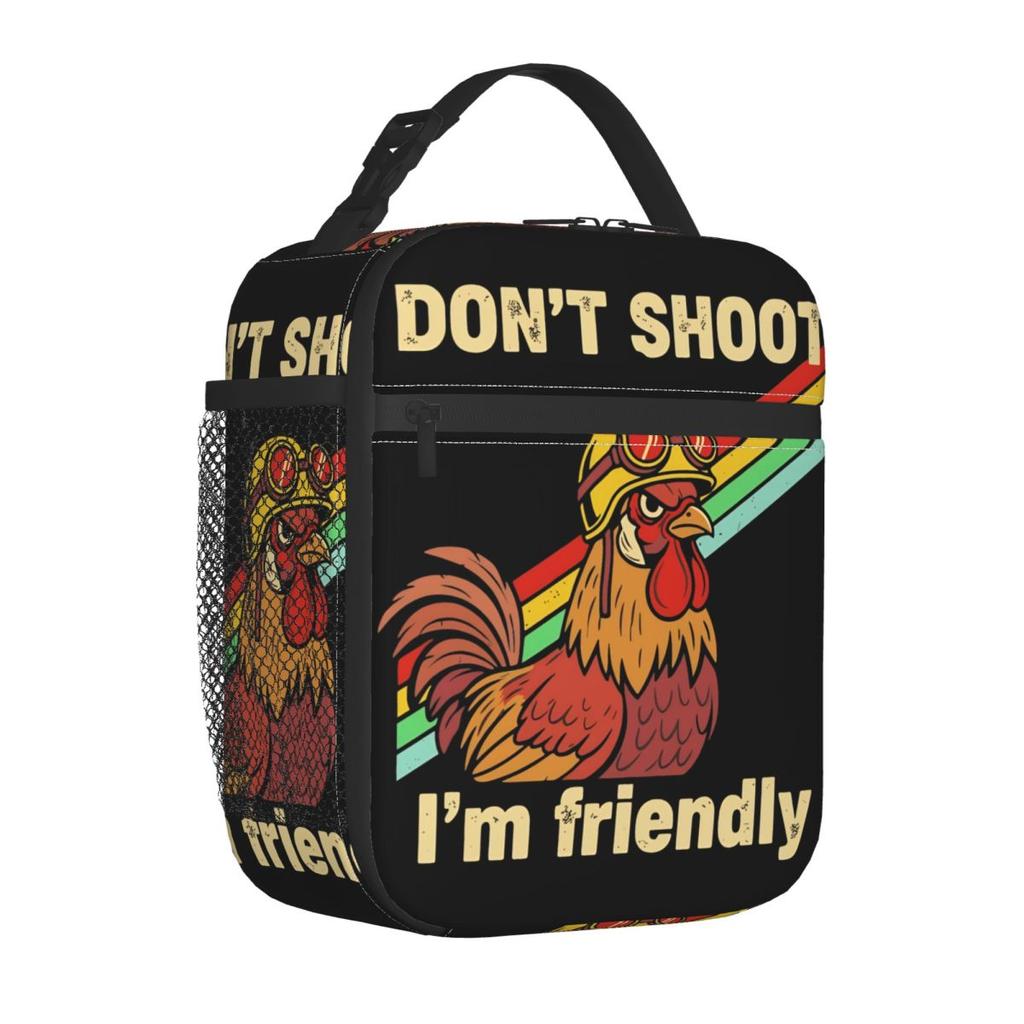 Don't Shoot I Need Apricots For My Chicken Arc Raiders Insulated Lunch Bags for School Food Bag Men Women Cooler Lunch Boxes