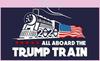Donald 10pcs Trump Bumper Sticker 2020 All Aboard The Trump Train Car Stickers