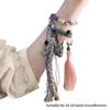 Handwoven Tassels Bracelet Adjustable Ropes Handchain Ethnic Style Beaded Wrist Chain Handmade Chinese Tibetan Jewelry