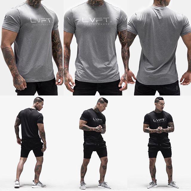 Men's Fitness Crew Neck T-shirt - Sweat-Wicking, Breathable, Short Sleeve, Tight Fit, Versatile for Casual, Training, and Running