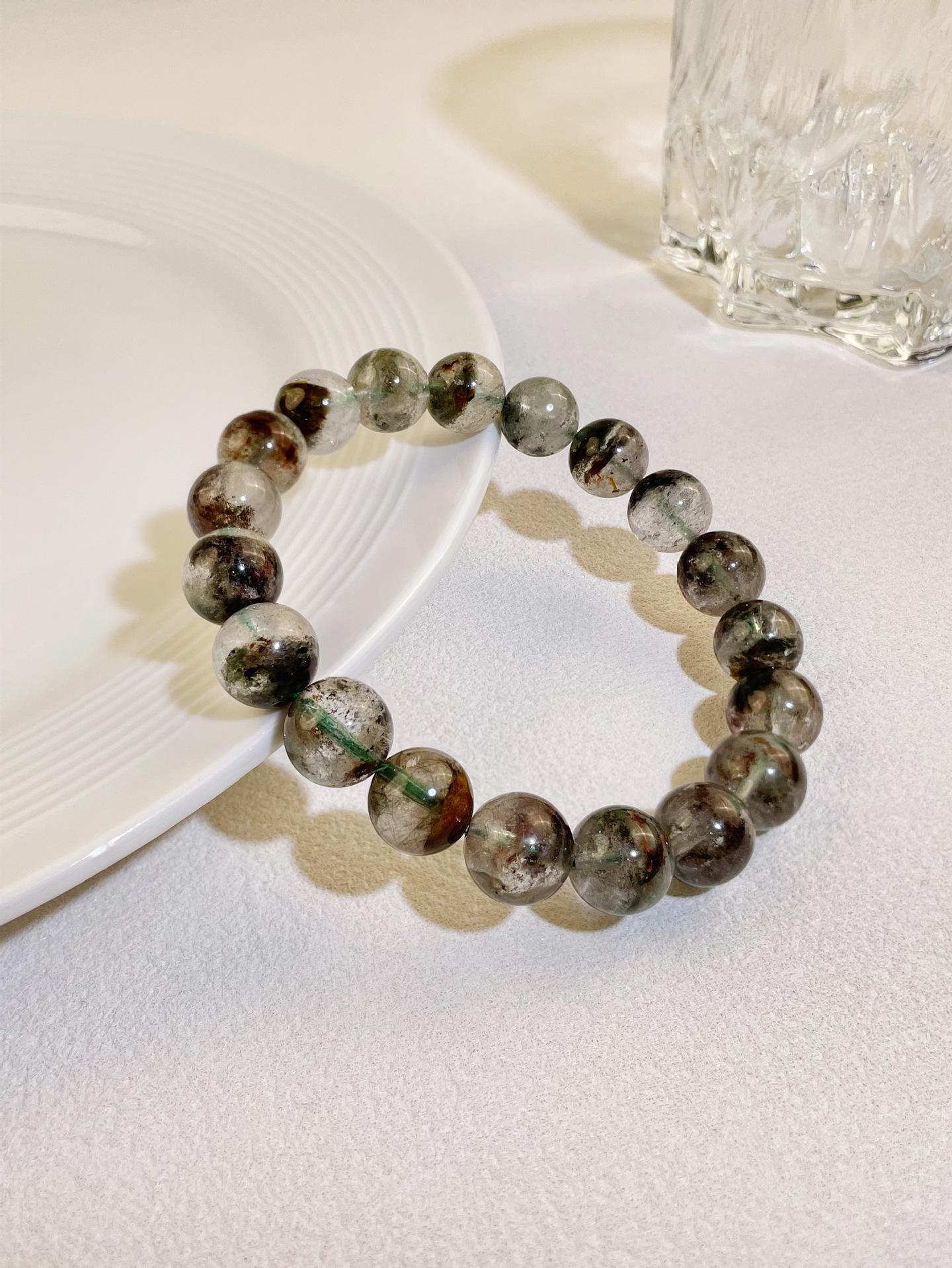 Браслет из хрусталя Jingxi с бусинами-призраками цветов Сада Моне 7mm