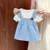 Cute Summer Dress For Baby Girls Thin Breathable Infant Toddler Princess Party Outfit Adorable Lightweight Casual Sundress