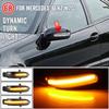 For Mercedes Benz C Class W203 S203 CL203 2001-2007 Dynamic Turn Signal LED Side Mirror Indicator Blinker Sequential Light
