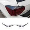 Front Rear Tail Lamp Light Eyebrow Eyelid Strip Cover Trim For VW Volkswagen Polo  -  Black / Carbon Fiber Accessories