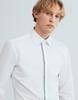 S.T. DUPONT CLASSICS Placket Tricolore 952 Comfortable Shirt White Se6Sm22Ls952Swh
