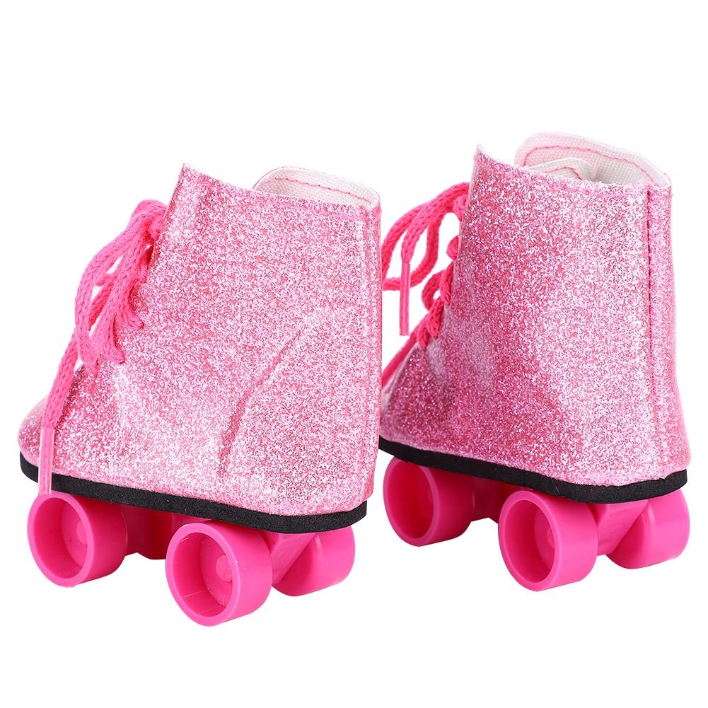 Fashionable Toy Accessories Doll Roller Skate Shoes for 18inch Baby Doll