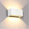 LED Wall Lamp for Indoor and Outdoor, Aluminum Wall Light, Surface Mounted Cube, Garden Porch Wall Sconce, IP65 Waterproof