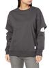 Lee Layered Sleeve Remake Charcoal Gray Women's 2-Way Sweatshirt,