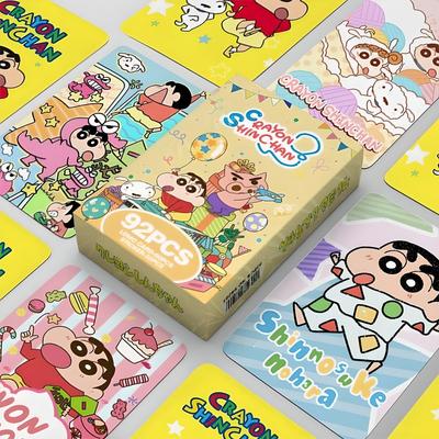 Crayon Shin-chan Photocard Goods LOMO Photocard 60pcs + Mini Sticker 32pcs