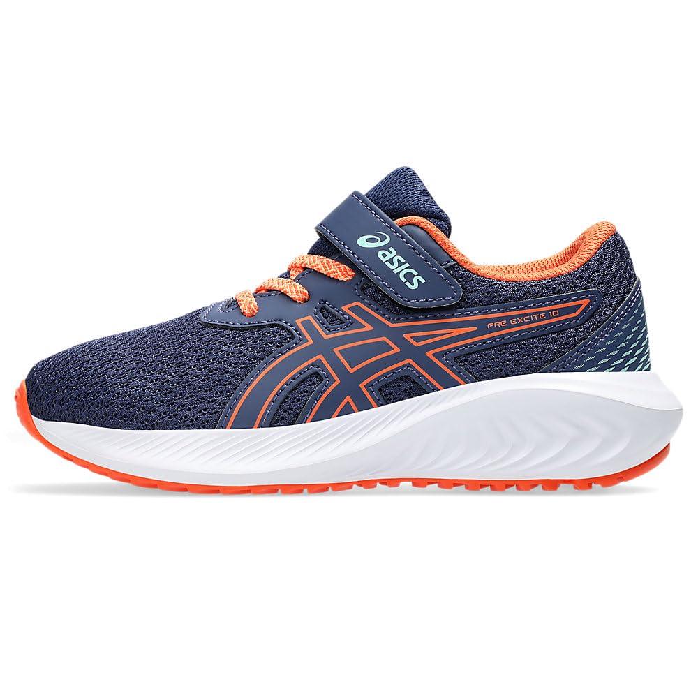 

ASICS Official Store Exclusive Running Shoes PRE EXCITE 10 PS Kids Size Indigo Orange 17.5 Blue/Nova