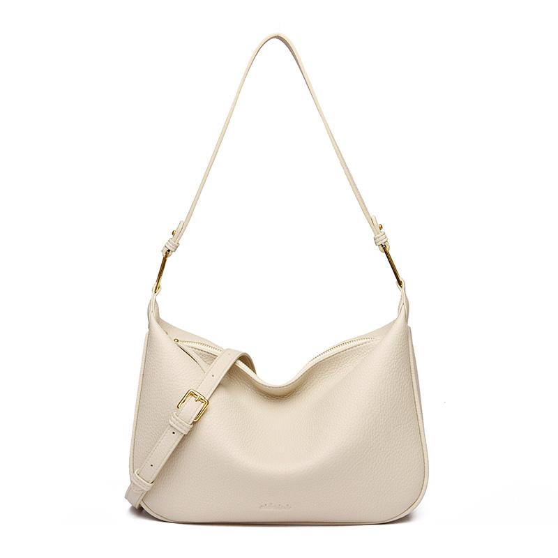 2023 New Fashionable Message Daily Casual Tote Women Geniune Leather Shoulder Bags Soft Surface Handags High Capacity Shopping